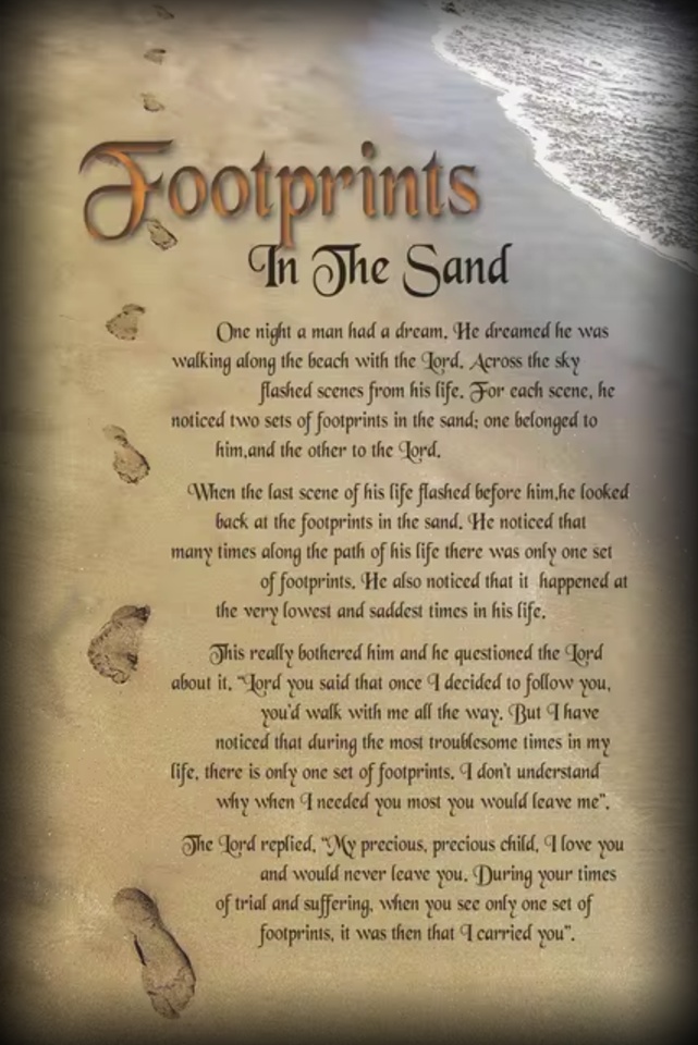 Footprints Poem